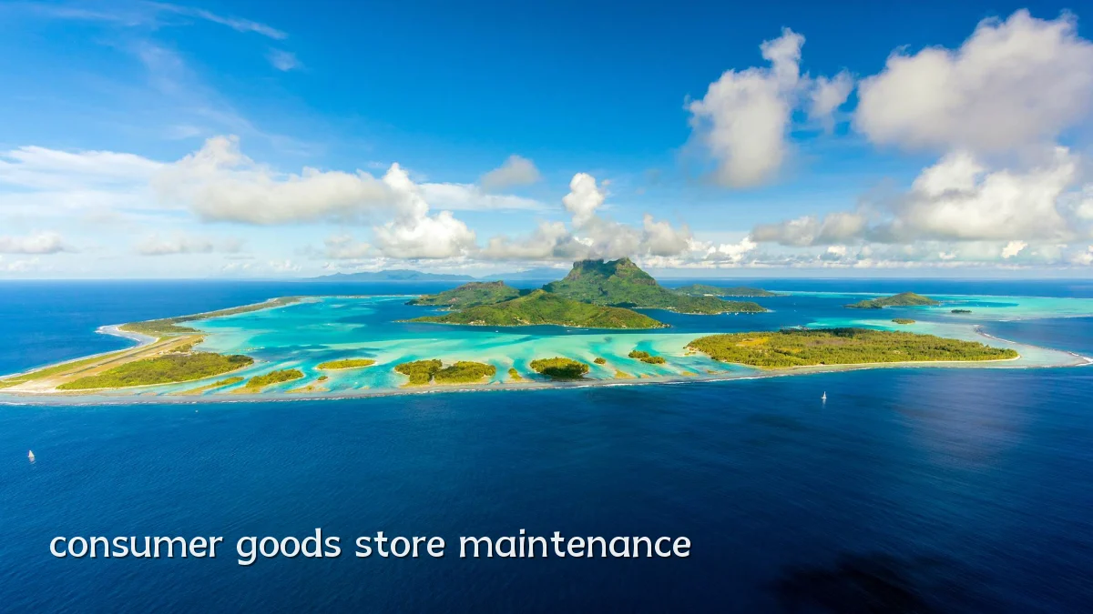 consumer goods store maintenance