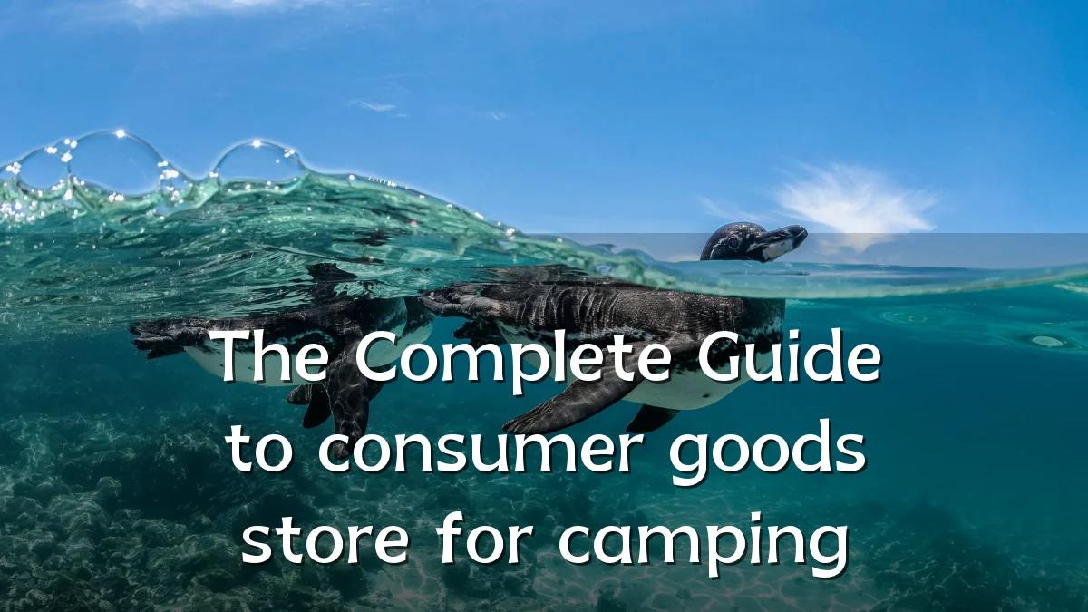 The Complete Guide to consumer goods store for camping