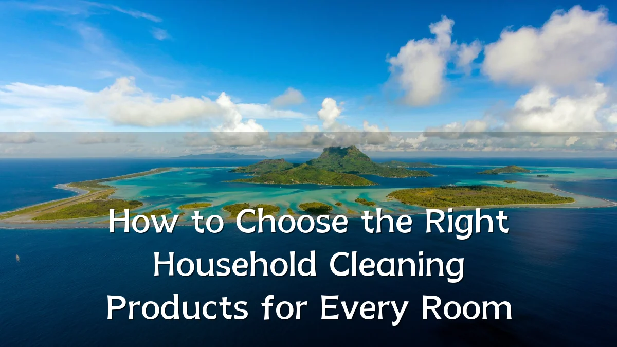 How to Choose the Right Household Cleaning Products for Every Room