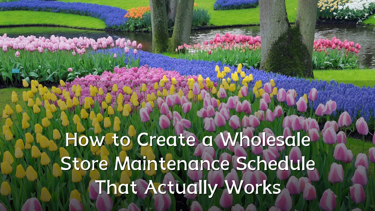 How to Create a Wholesale Store Maintenance Schedule That Actually Works