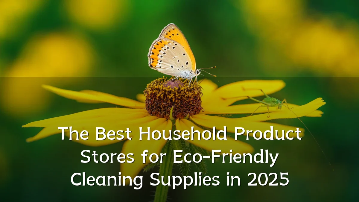 The Best Household Product Stores for Eco-Friendly Cleaning Supplies in 2025